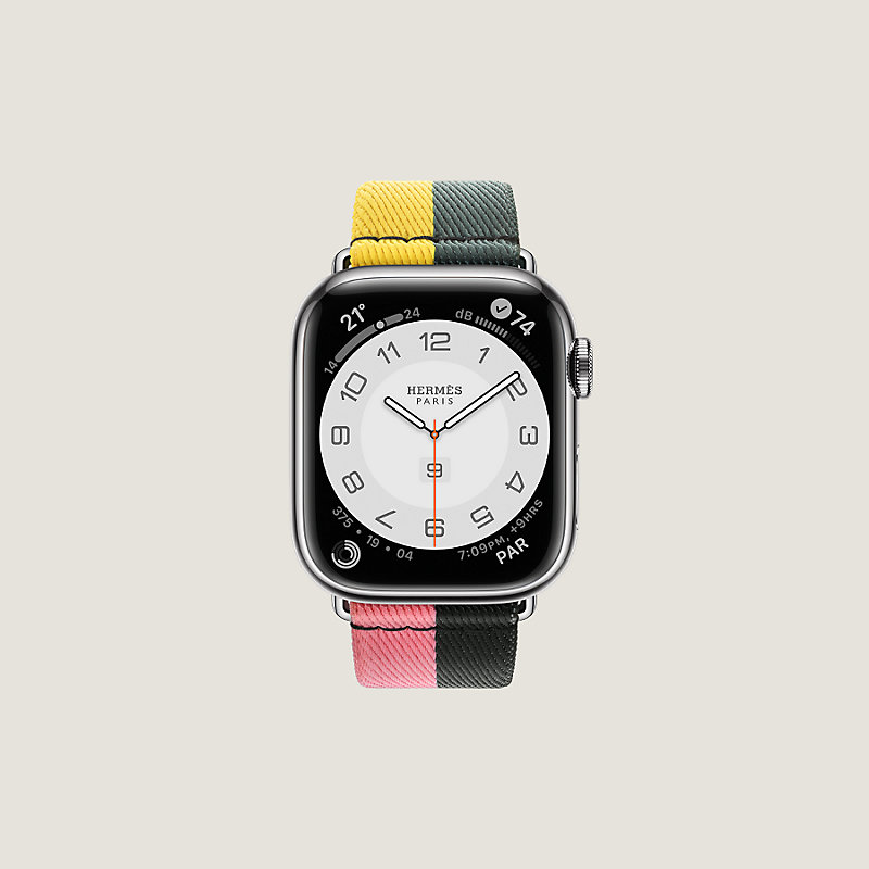 Apple Watch Hermès 41毫米单圈Casaque表带| Hermès - 爱马仕官网